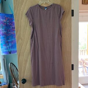 Old Navy nursing Purple Casual Sheath Midi Dress